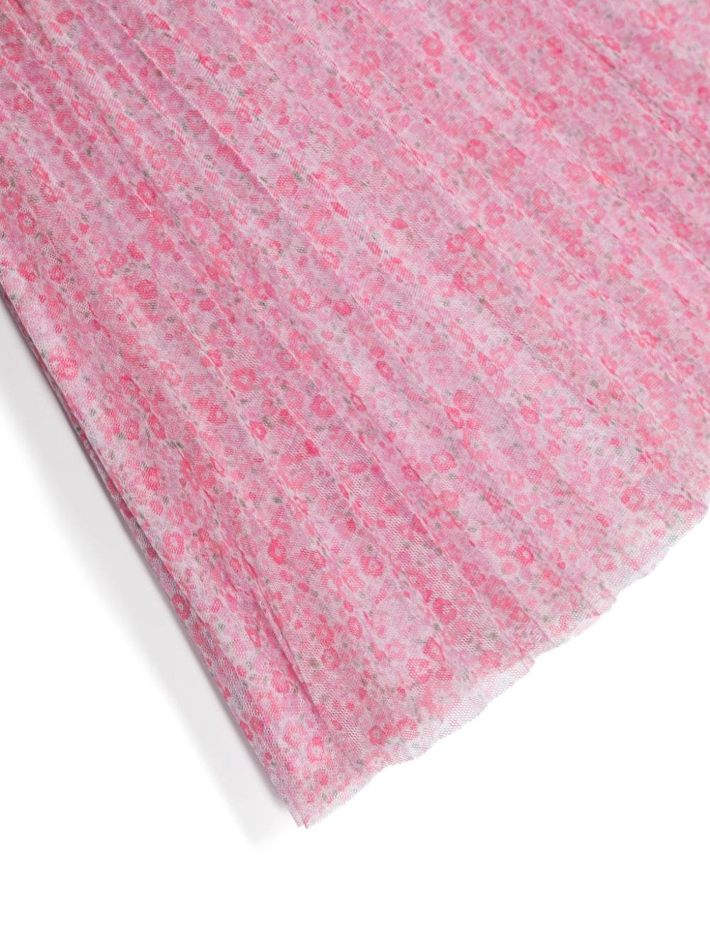 Shop Philosophy Di Lorenzo Serafini Floral-print Tulle Layered Skirt In Pink
