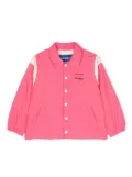 Mini Rodini x Mini Rodini Peace Dove two-tone bomber jacket - Pink