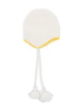 Gensami kids tassel-detail knitted hat - Neutrals