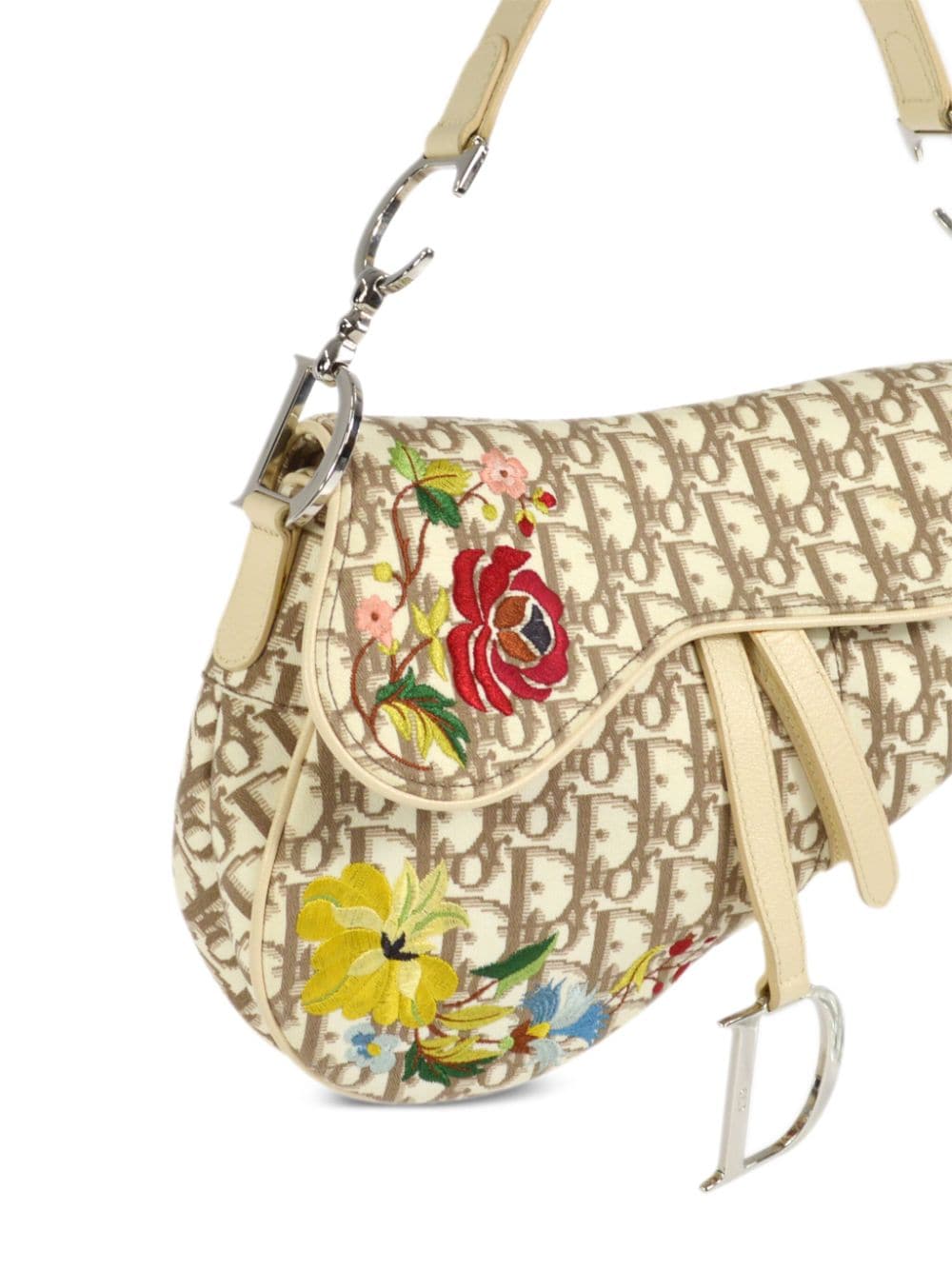 Christian Dior 2005 pre-owned Embroidered Saddle Bag - Farfetch