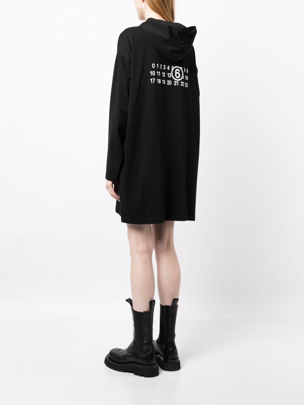 MM6 Maison Margiela numbers-motif cotton dress Women