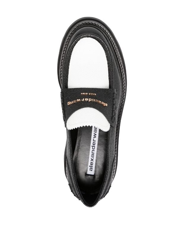 Alexander Wang Carter Platform Leather Loafers - Farfetch