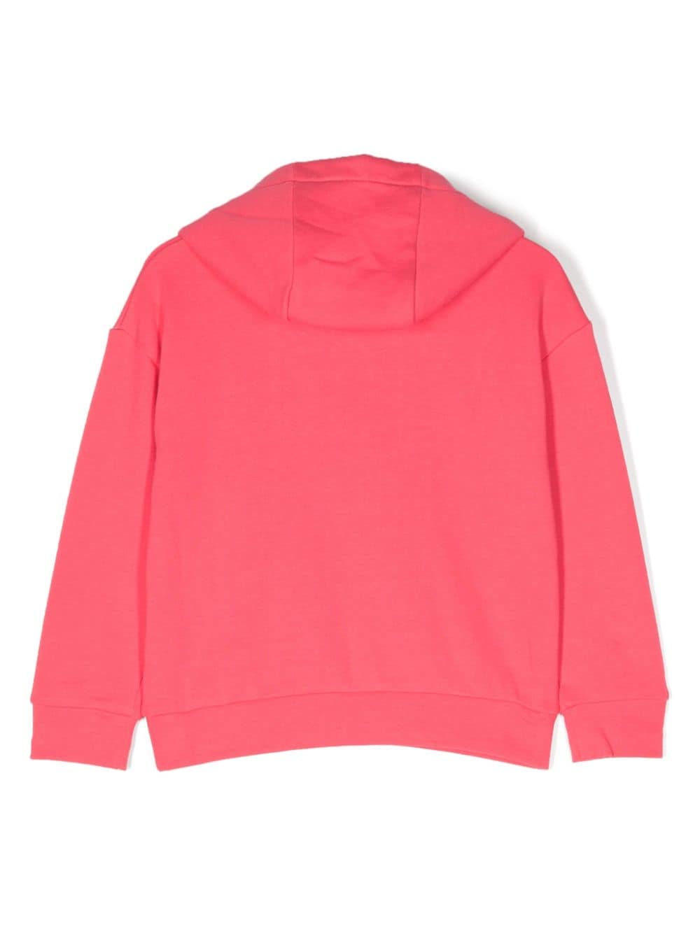 Michael Kors Kids metallic-effect logo-print hoodie - Roze