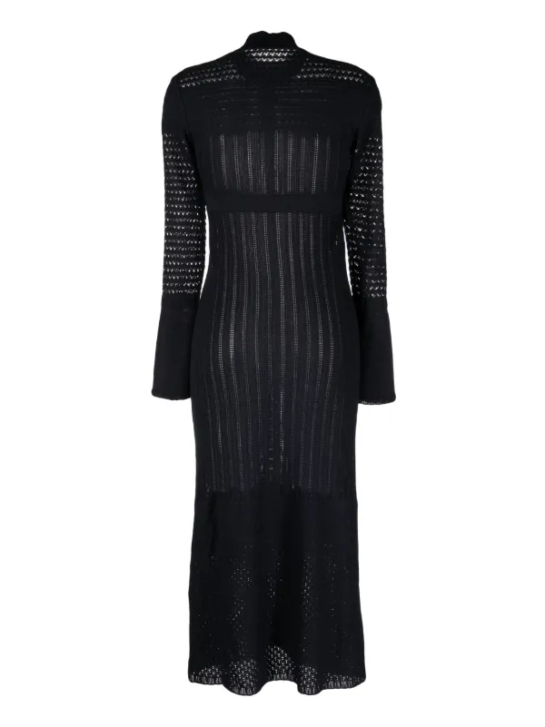 Mame Kurogouchi high-neck Knitted Dress - Farfetch