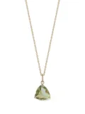 Mateo 14kt yellow-gold amethyst pendant necklace