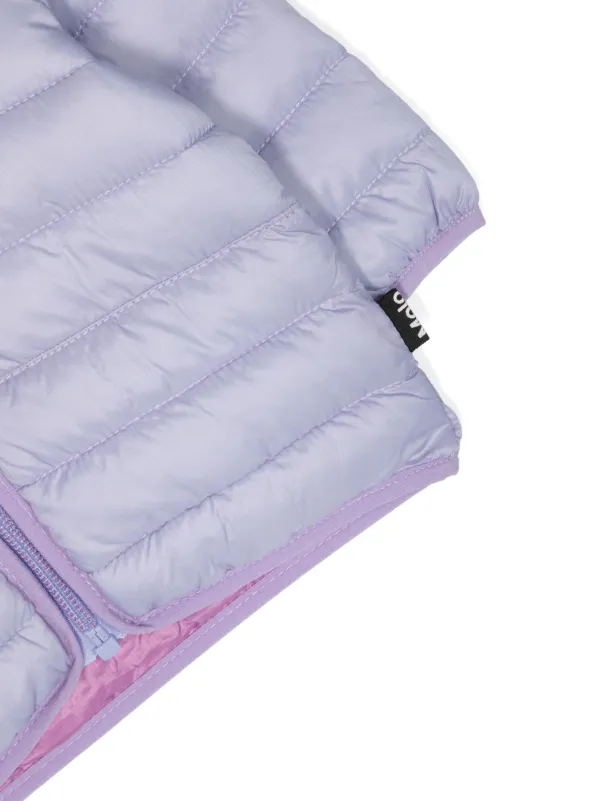 Molo Harmony zip-up Padded Jacket Purple FARFETCH LB