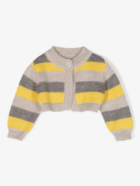 Gensami kids striped button-up cardigan