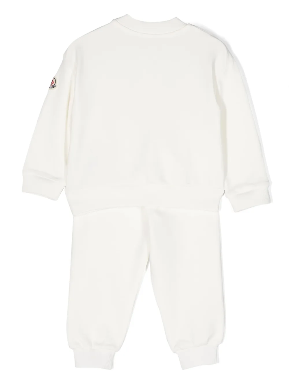 Moncler Enfant teddy bear-print tracksuit set - Beige