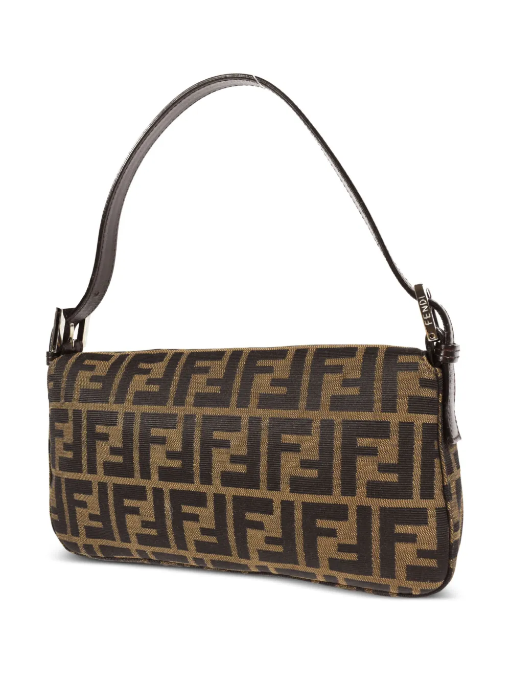 Fendi Pre-Owned 1990-2000s Zucca Baguette schoudertas - Bruin