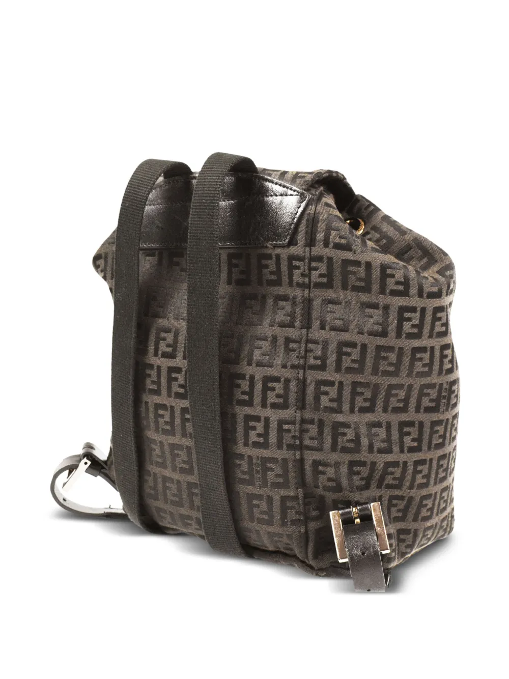 Fendi Pre-Owned 1990-2000s Zucchino rugzak met trekkoord - Bruin