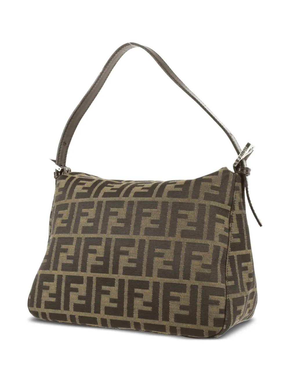 Fendi Pre-Owned 1990-2000 pre-owned Zucca handtas met omslag - Bruin