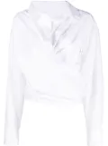 Alexander Wang wrap cotton shirt - White