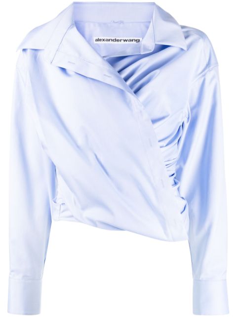 Affordable Alexander Wang wrap cotton shirt Women