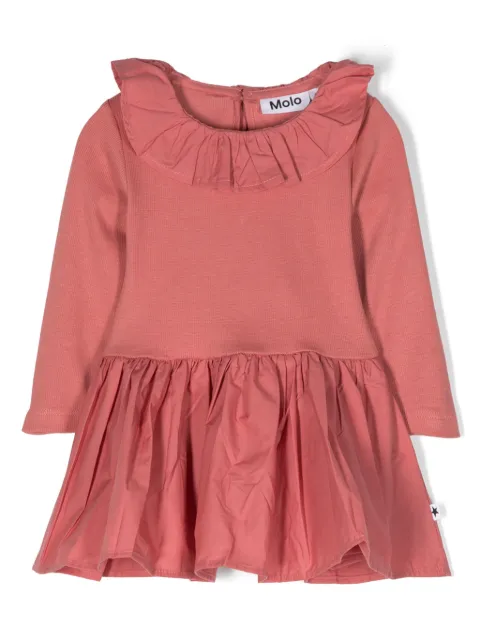 Molo ruffle-detailing cotton dress 