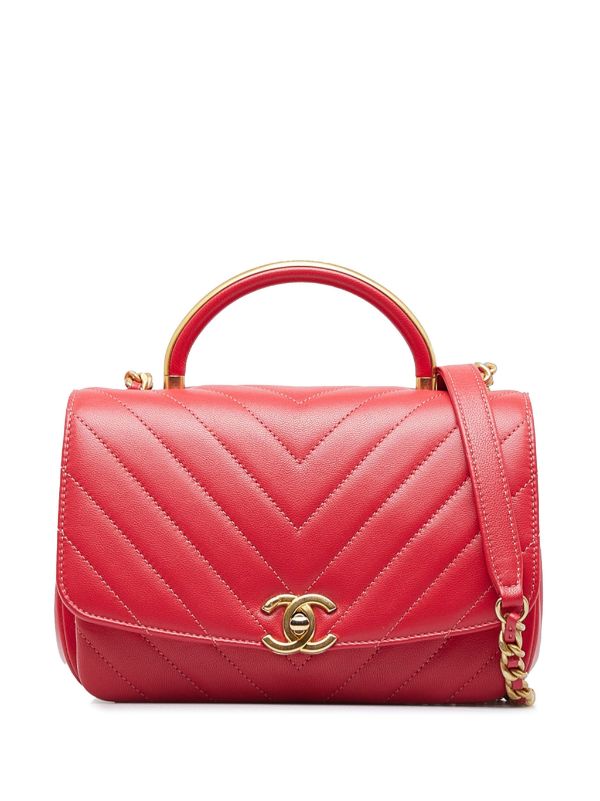 CHANEL Pre-Owned V Stitch Flap Bag - Farfetch