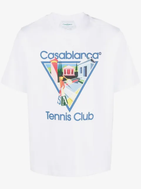 Casablanca La Joueuse organic cotton T-shirt