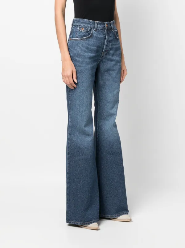 Chloé high-rise Flared Jeans | Blue | FARFETCH