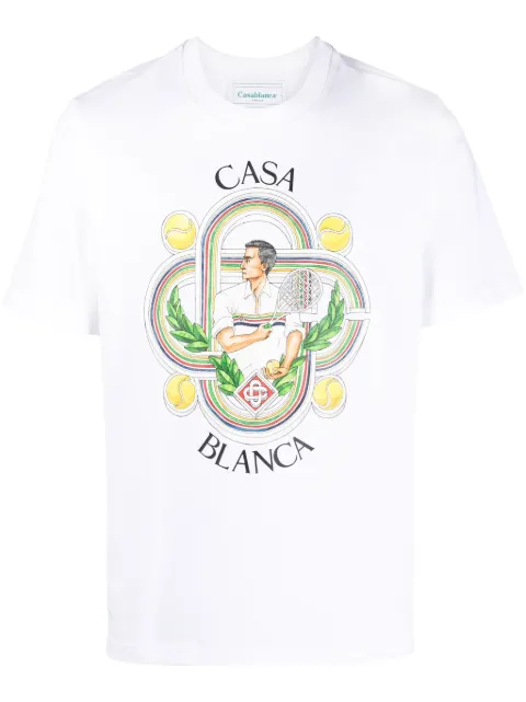 Casablanca Le Joueur organic cotton T-Shirt