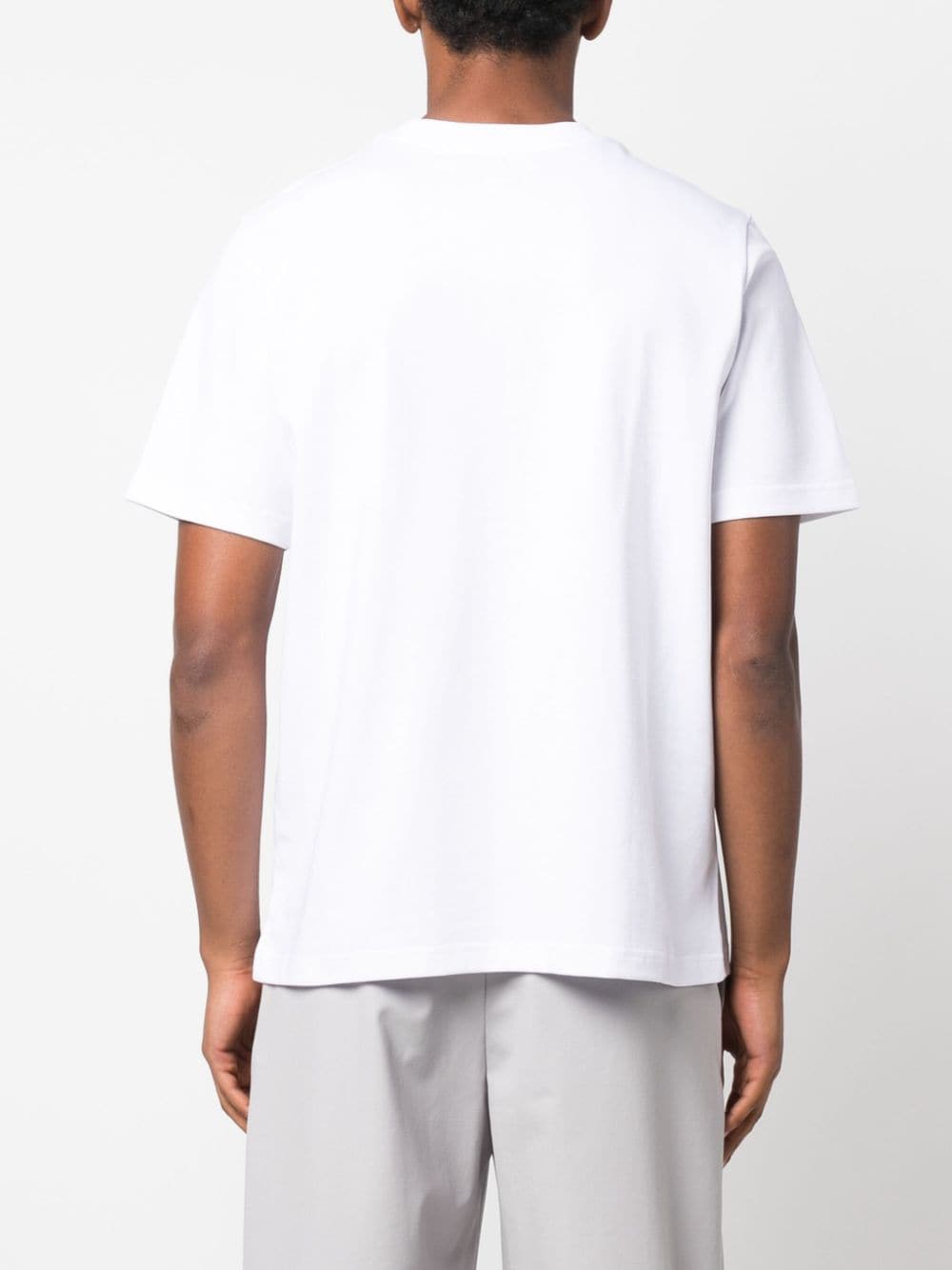 Shop Casablanca La Femme-print Organic Cotton T-shirt In Weiss