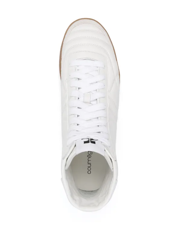 スニーカー COURREGES Club 02 Leather Sneakers Courrèges Club 02 leather low-top sneakers Courreges