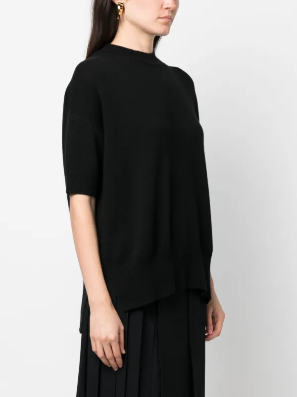 Jil Sander リブニット カシミアトップ | ブラック | FARFETCH JP