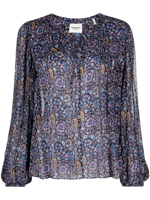 MARANT ÉTOILE Daytonea floral-print blouse