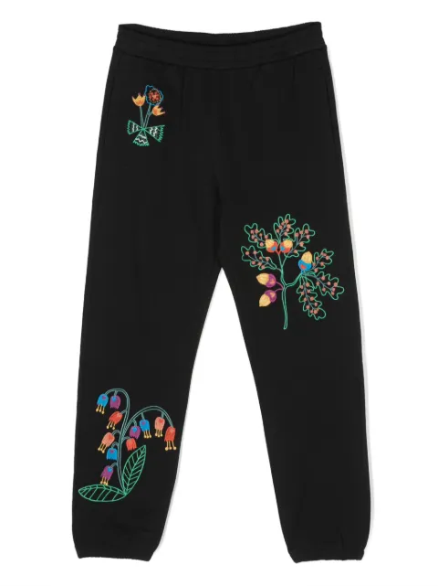Stella McCartney Kids pants con bordado floral