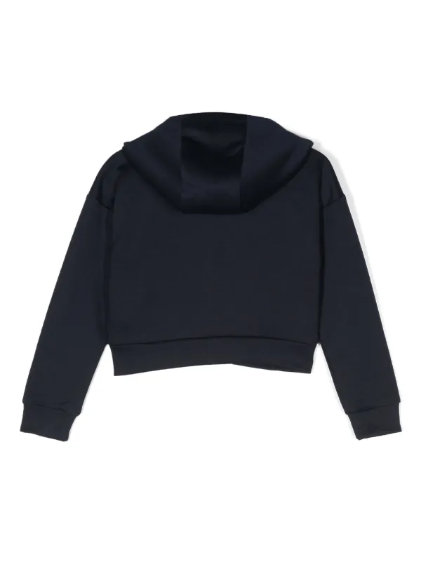 Kids crop top hoodie best sale