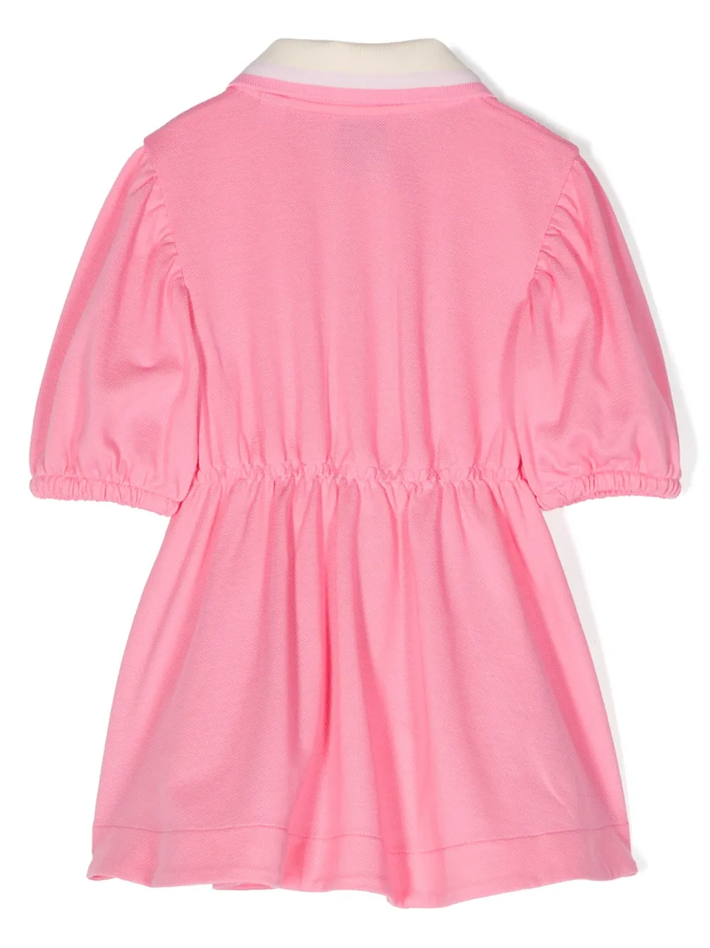 Burberry Kids logo-embroidered cotton dress - Roze