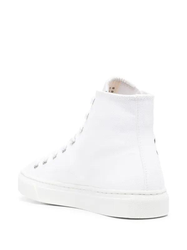 orb canvas high top trainers