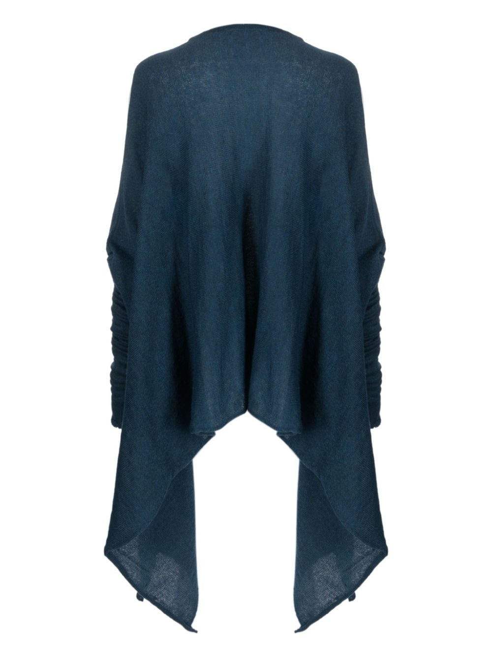 Barbara Bologna draped round-neck knitted top - Blauw