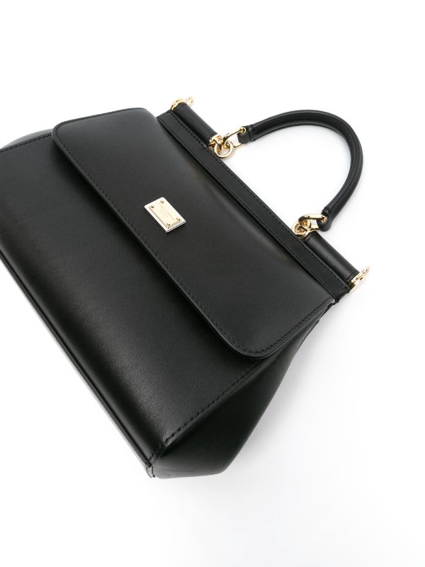 DOLCE & GABBANA Women's Sicily Bag Leather in Black