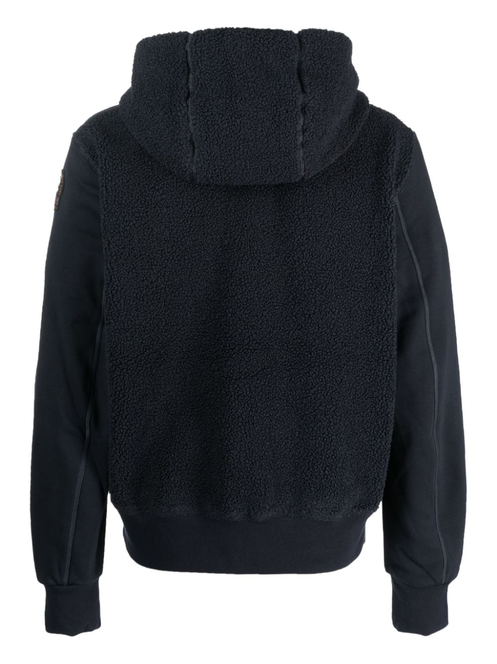Parajumpers panelled zip-up hoodie - Blauw