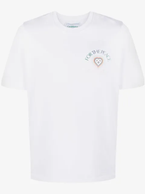 Casablanca For The Peace cotton T-shirt