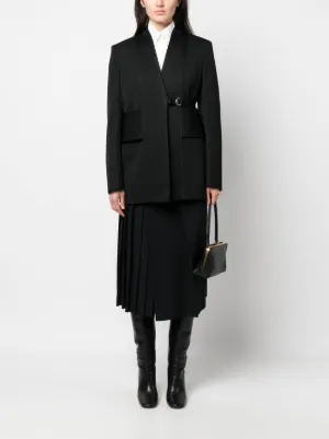 アウターその他 JIL SANDER Woman Waistcoat Black J02FB0118J40001 001 Jil Sander Waistcoat Woman Black
