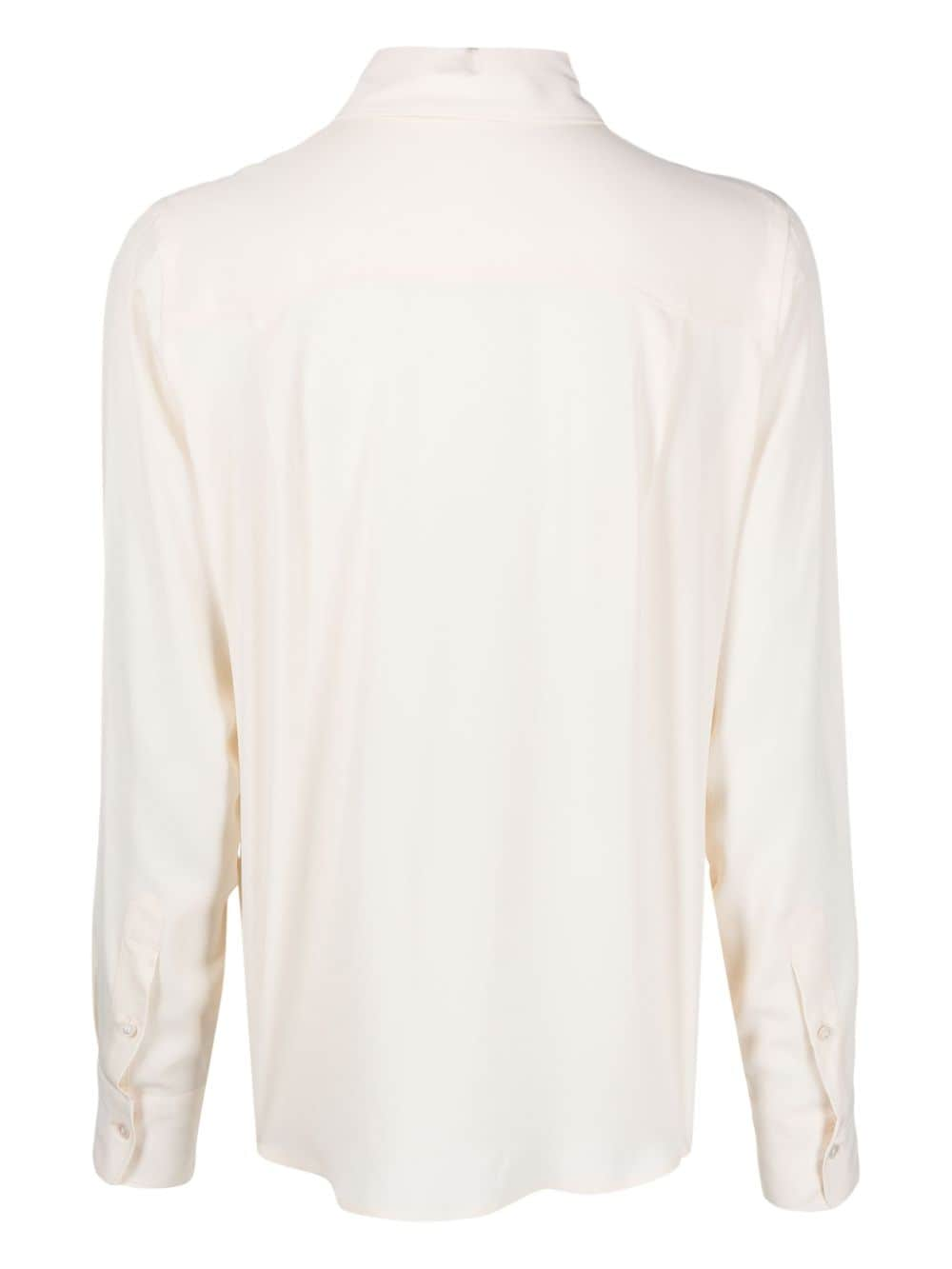 Seventy Blouse met opgestikte zak - Beige