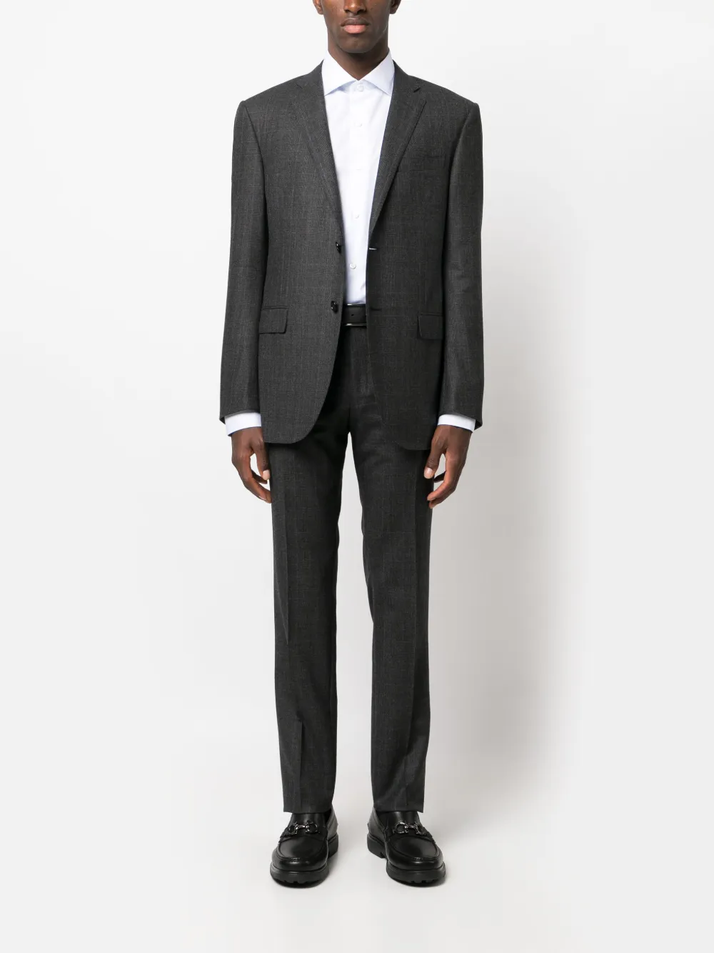 Corneliani Pak met enkele rij knopen - Grijs
