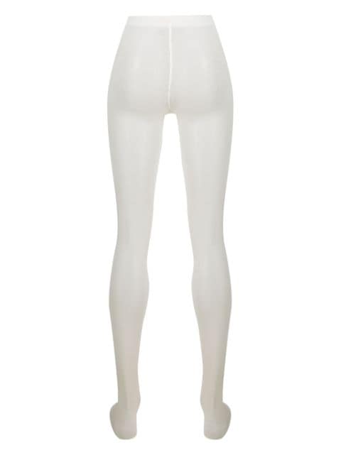 high-waisted merino tights