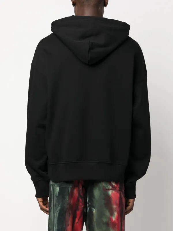 VERSACE JEANS COUTURE　ブラックパーカー Versace Jeans Couture ロゴ パーカー | ブラック | FARFETCH JP