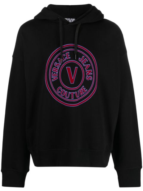 Versace Jeans Couture logo-print cotton hoodie Men