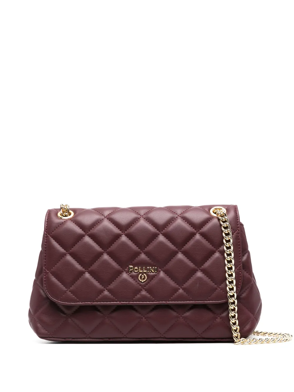 Pollini Schoudertas met logo Rood