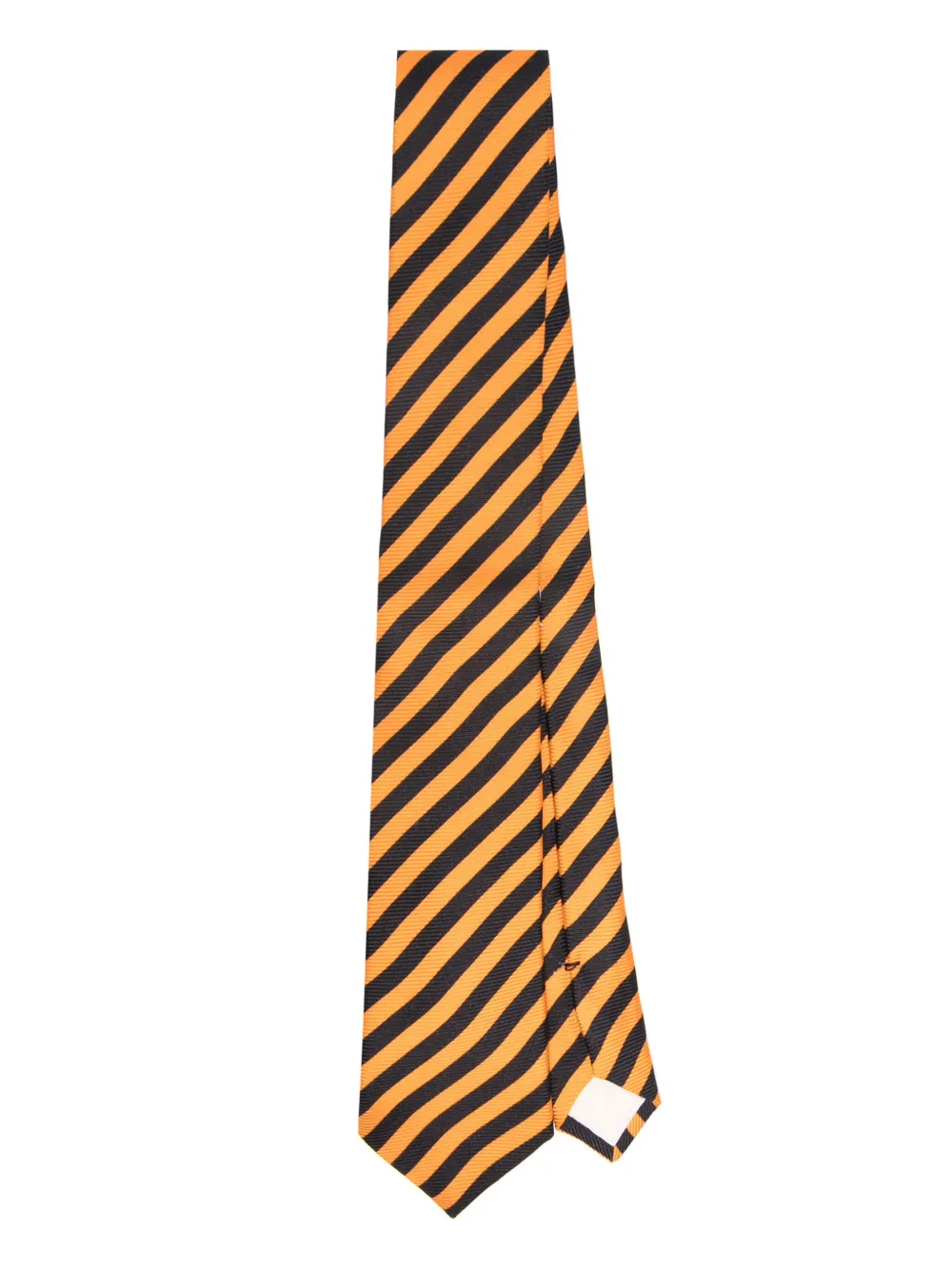 Marni Zijden stropdas met print Oranje
