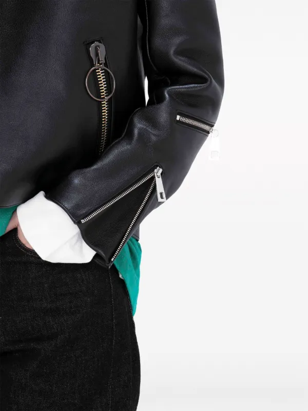 JW Anderson x A.P.C. Veste De Moto Morgan En Cuir Farfetch