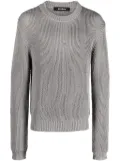 MISBHV logo-patch ribbed jumper - Grey