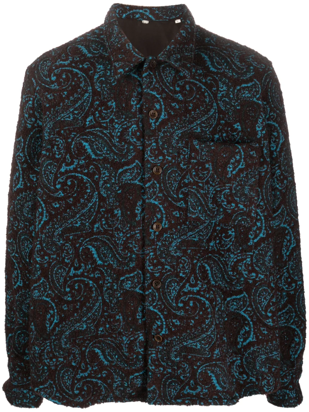 Sunflower cravate à motif cachemire en jacquard | marron | Image 1