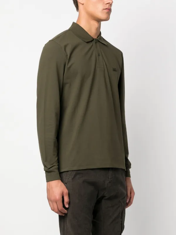 Cp company long hotsell sleeve polo sale