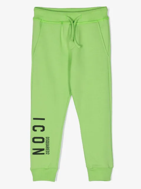 DSQUARED2 KIDS pants con logo estampado