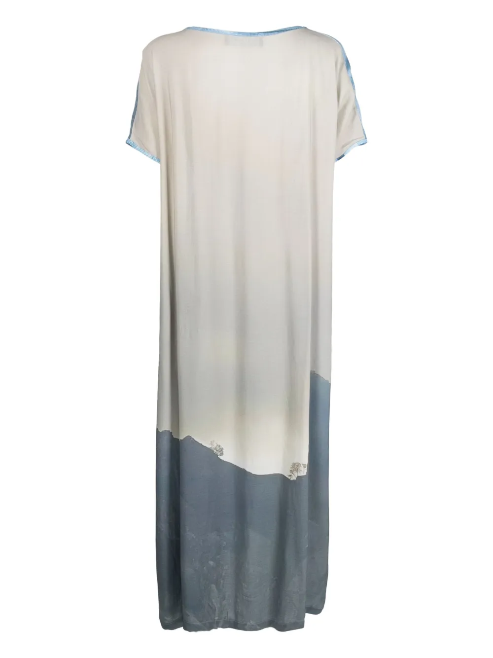 Barbara Bologna graphic-print short-sleeve dress - Blauw
