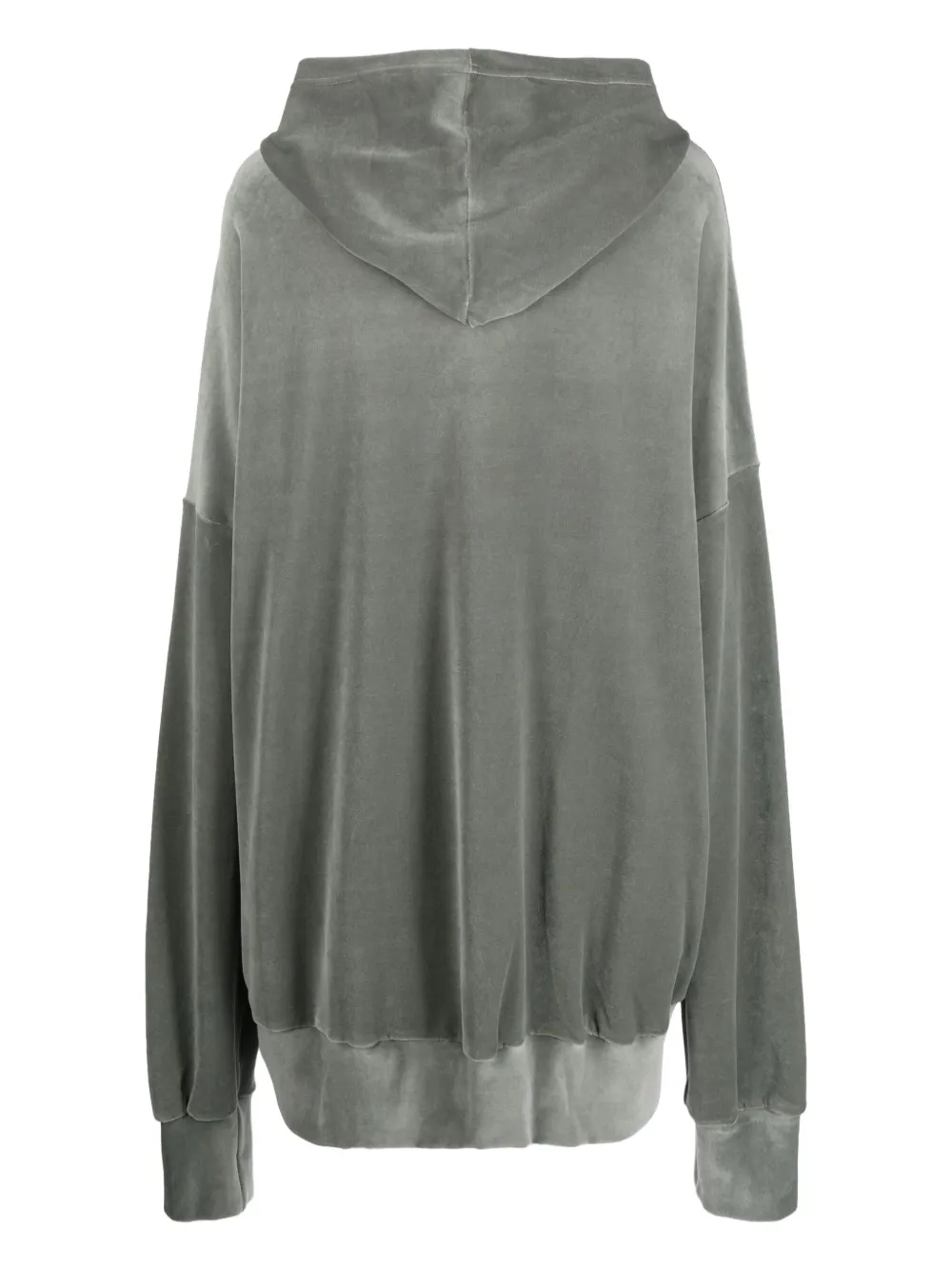 Barbara Bologna slogan-print hooded jacket - Grijs