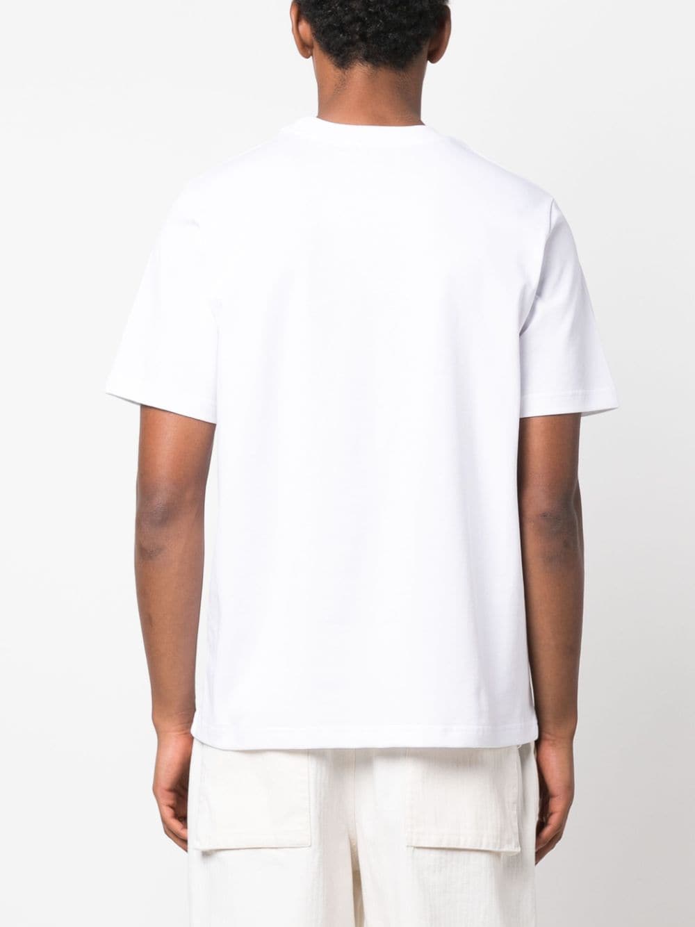 Shop Casablanca Tennis Ball Organic-cotton T-shirt In White